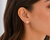 LIBAR Halo Cluster Diamond Stud Earrings