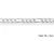 Sterling Silver Figaro Chain 7.3mm