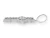 Sterling Silver Layered Cubic Zirconia Cross Pendant