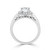 LIBAR Oval French Pave Halo Diamond Ring