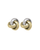 Two-Tone Knot Stud Earrings