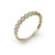 Max Strauss 9 Round Brilliant Diamonds Gold Ring