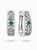 Max Strauss Splash Of Color Emerald Earring