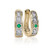 Max Strauss Splash Of Color Emerald Earring