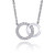 Max Strauss International Trends Diamond Circle Necklace