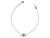 Sterling Silver Azure Guardian Eye Bracelet