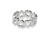 Sterling Silver Heart Eternity Ring