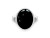 Sterling Silver Men's Black Onyx Ring