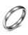 Men's high polished plain band with a dome top