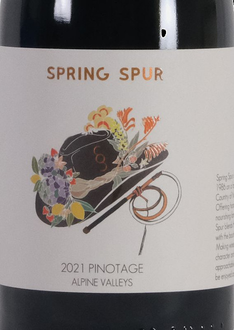 Spring Spur - Pinotage - front label