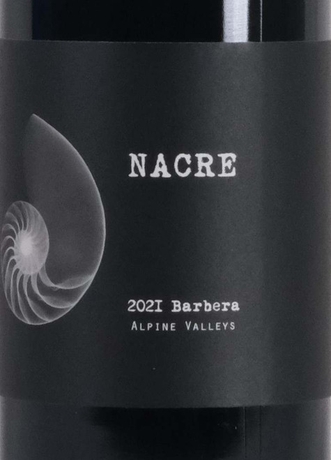 Nacre - Barbera - 2021 - front label