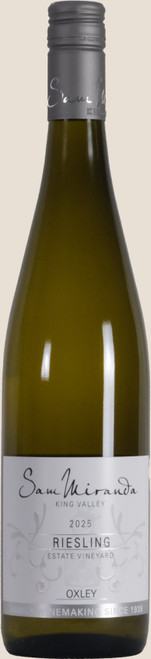 Sam Miranda Riesling Front of Bottle