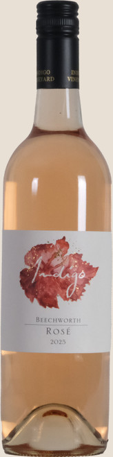 Indigo Vineyard Rose Front of Bottle