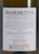 Baarmutha - Chardonnay - label back