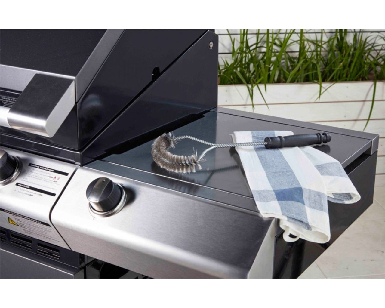 Ziegler & Brown Easy Reach Cleaning Brush Barbeques Galore New Zealand