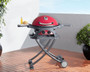 Ziggy By Ziegler & Brown Twin Grill LPG On Folding Cart (Chilli Red)