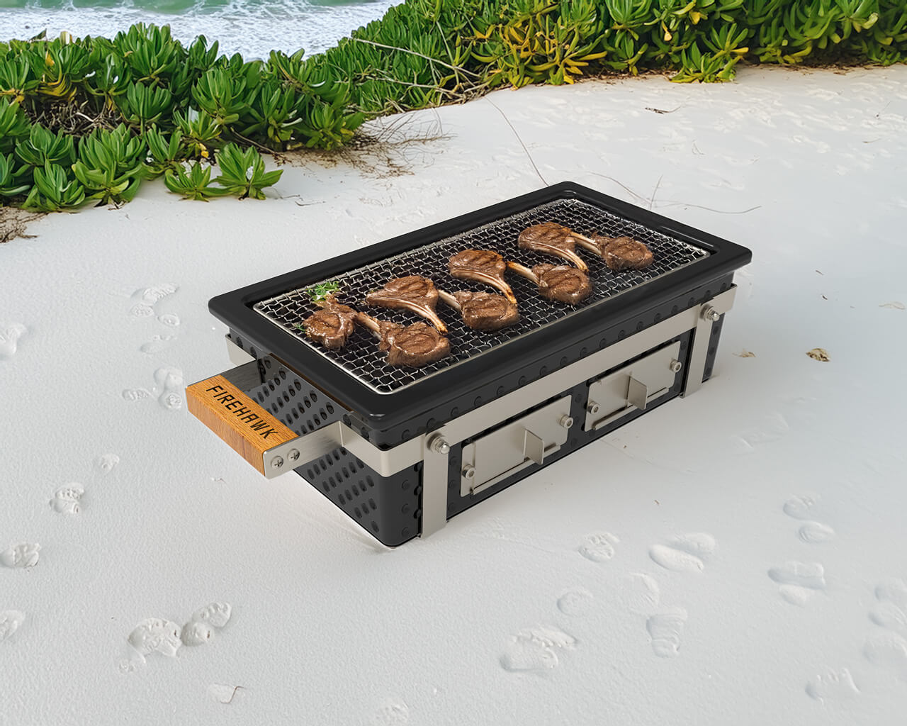 火鉢 No.2 Firehawk Hibachi Tabletop Grill - Firehawk Grills