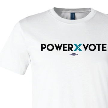 Power X Vote (on White Tee)