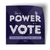 Power In A Vote (4" x 4" Vinyl Bumper Sticker -- Pack Of Two!)