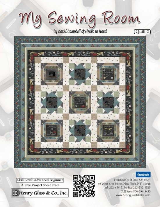 My Sewing Room Quilt 2 , Projects, Henry Glass & Co., Inc.