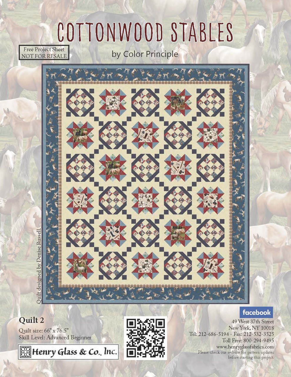 Cottonwood Stables Quilt 2 Henry Glass Fabrics