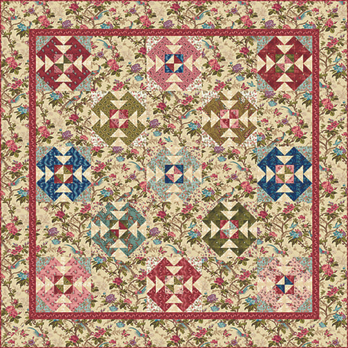 Bucklebury Chintz Quilt #2 - Henry Glass Fabrics
