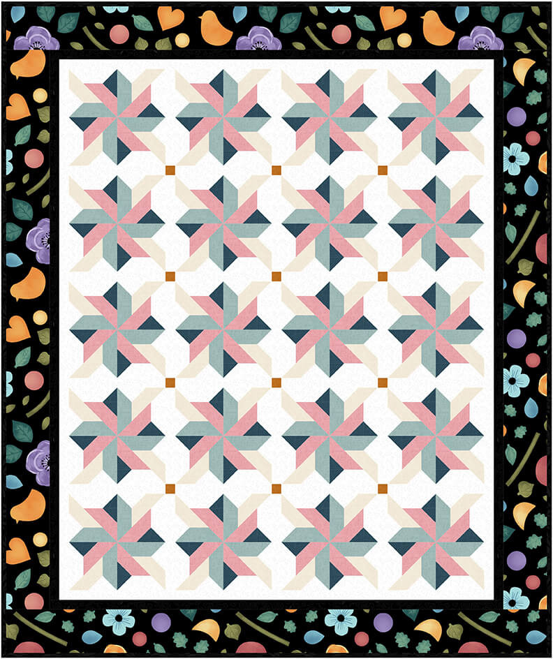 Back in Black - Twist High Quilt - Henry Glass Fabrics