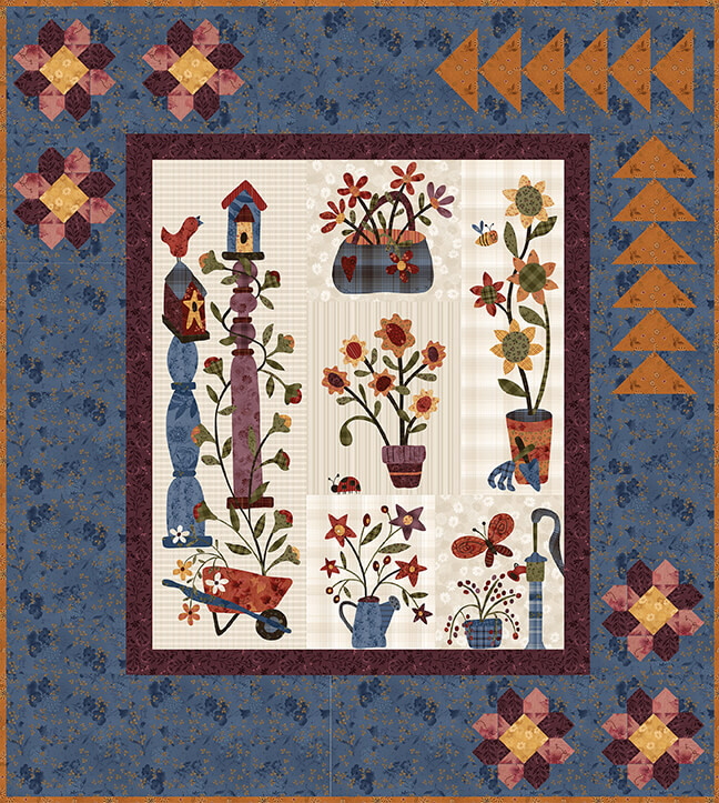 Flossie's Flowers - Farmer's Gale Quilt - Henry Glass Fabrics