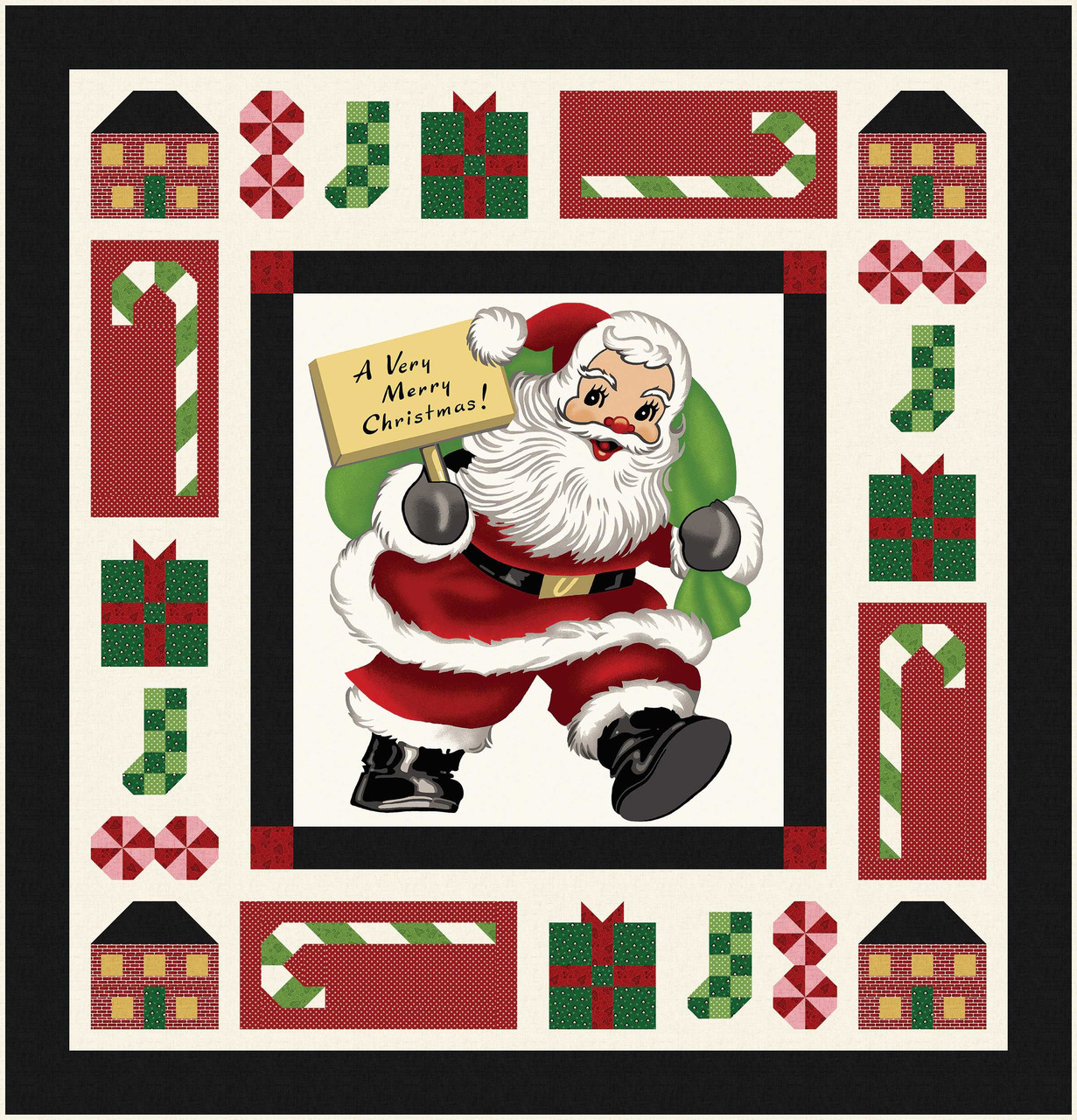 Santa's Coming to Town - Tis the Season Quilt - Henry Glass Fabrics