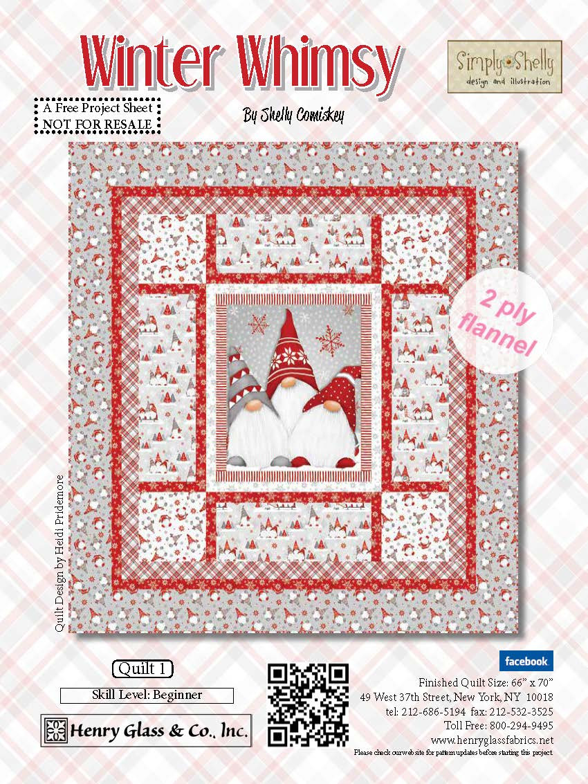 Winter Whimsy Quilt #1 - Henry Glass Fabrics