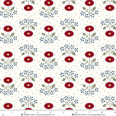 3670-44 Cream || Wildflowers