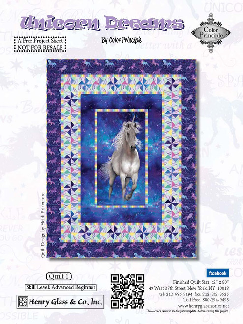 Unicorn Dreams Quilt #1 Unicorn Dreams Quilt #1