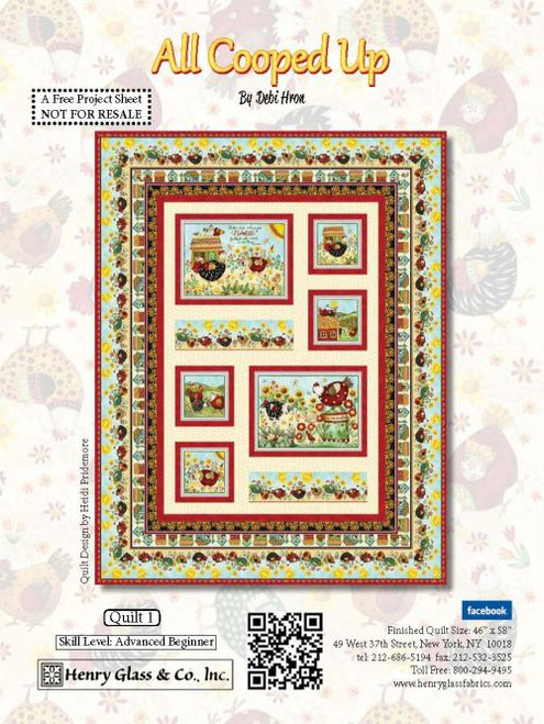 All Cooped Up Quilt #1 All Cooped Up Quilt #1