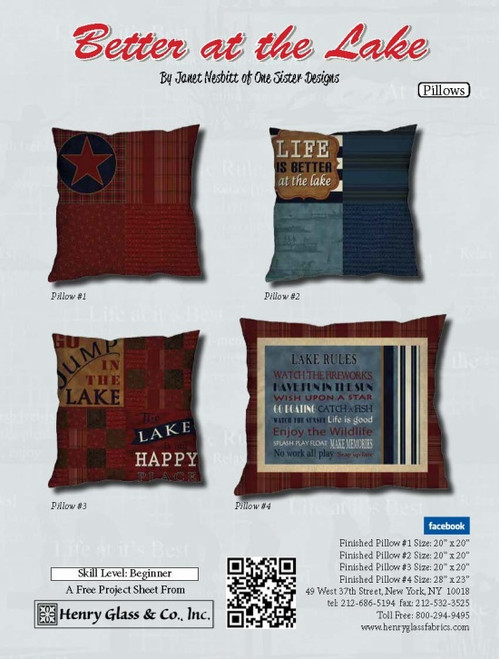 Better at the Lake- Pillows Better at the Lake- Pillows