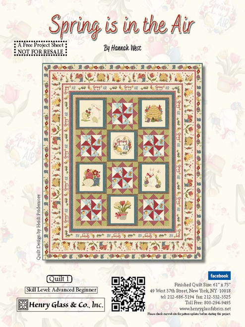 Spring Is In the Air Quilt #1 Spring Is In the Air Quilt #1
