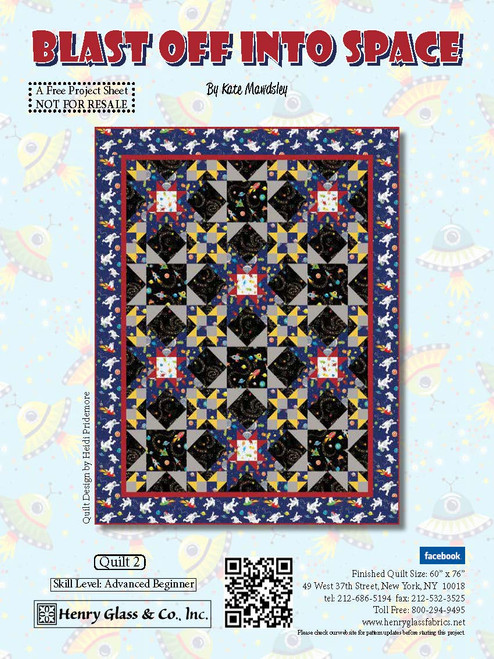 Blast Off Into Space Quilt #2 Blast Off Into Space Quilt #2