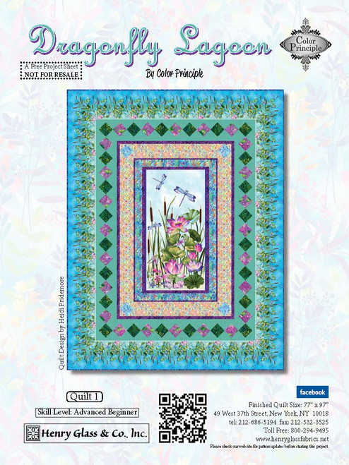 Dragonfly Lagoon Quilt #1 Dragonfly Lagoon Quilt #1