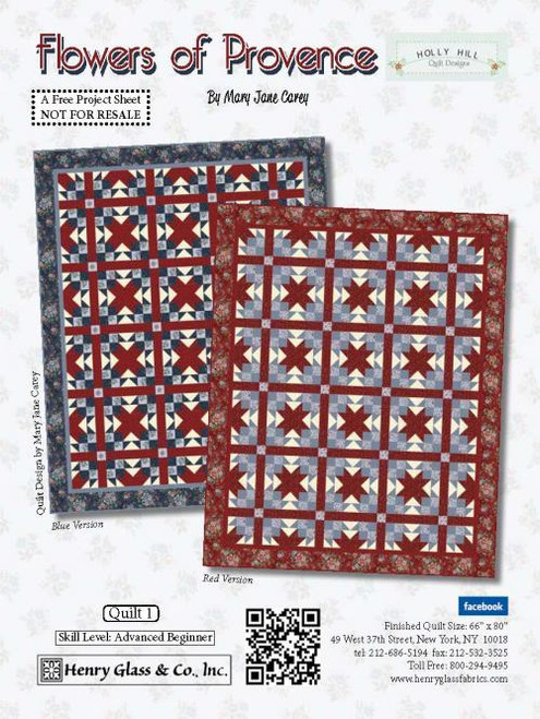 Flowers of Provence Quilt #1 Flowers of Provence Quilt #1