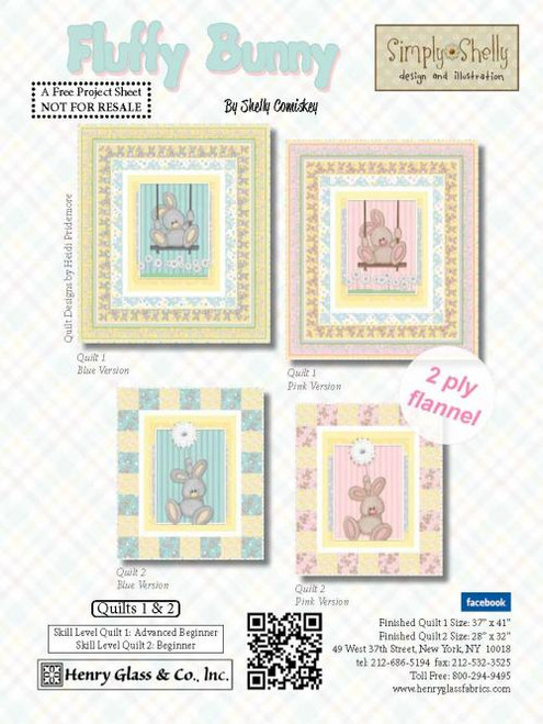 Fluffy Bunny Quilt #1 and #2