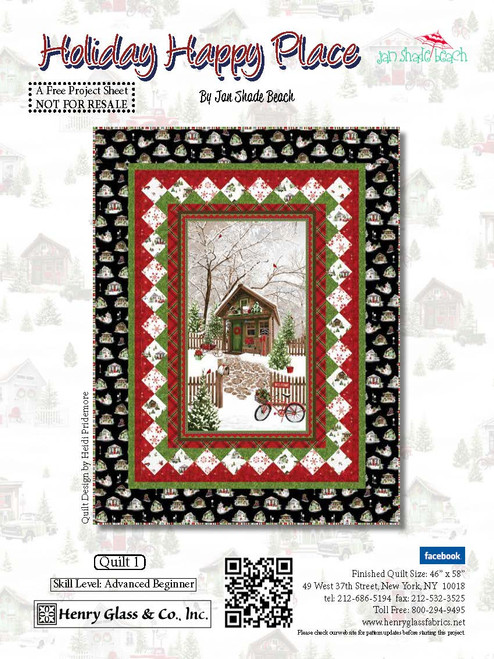 Holiday Happy Place Quilt #1 Holiday Happy Place Quilt #1