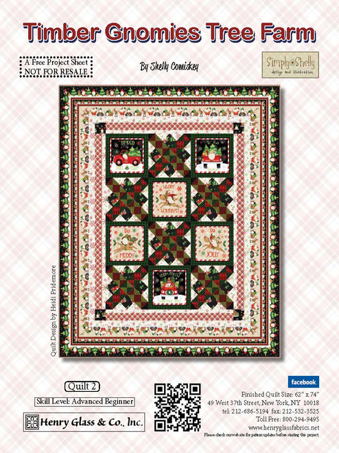 Timber Gnomies Tree Farm Quilt #2 Timber Gnomies Tree Farm Quilt #2