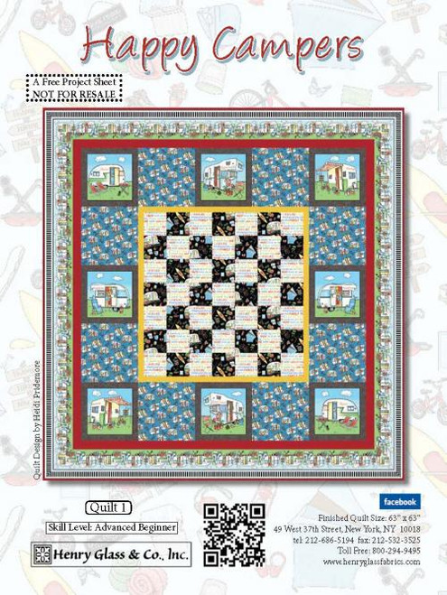 Happy Camper Quilt #1 Happy Camper Quilt #1