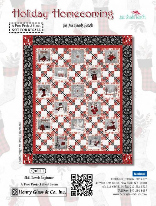 Holiday Homecoming Quilt 1 Holiday Homecoming Quilt 1