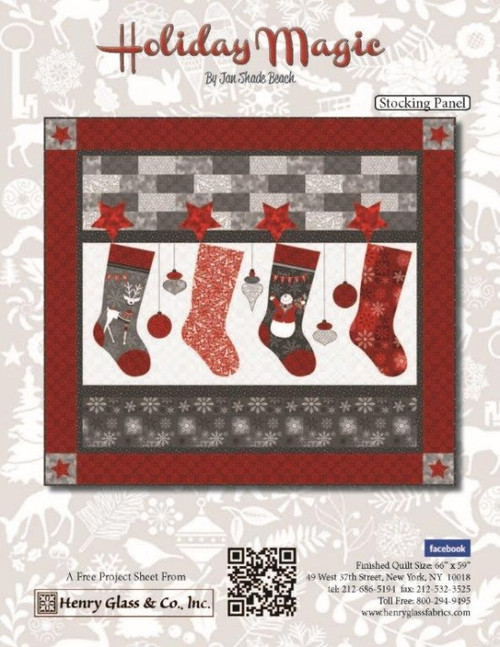 Holiday Magic- Stocking Panel Pattern Holiday Magic- Stocking Panel Pattern