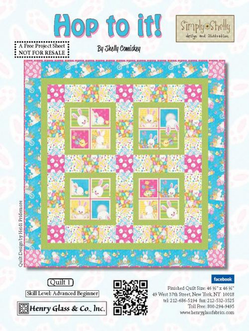 Hop to It!  Quilt #1