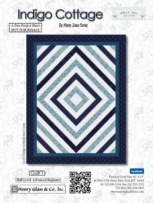 Indigo Cottage Quilt #1 Indigo Cottage Quilt #1