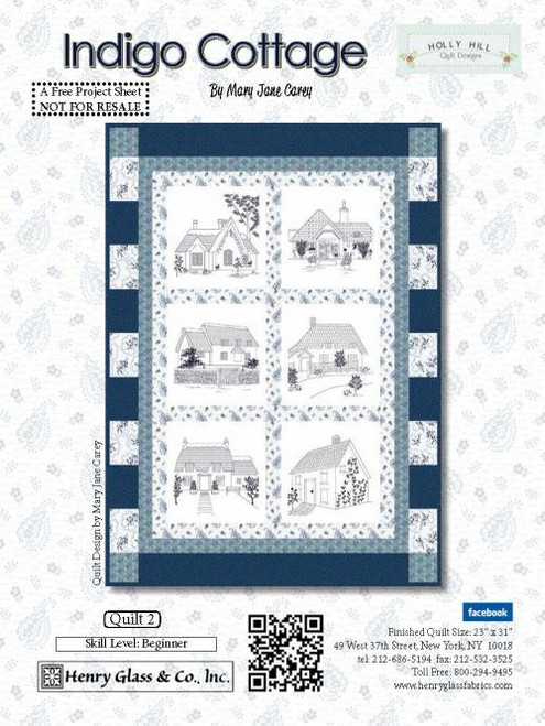 Indigo Cottage Quilt #2 Indigo Cottage Quilt #2