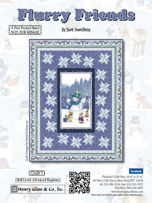 Winter Flurry Quilt Pattern (Instant Download) 