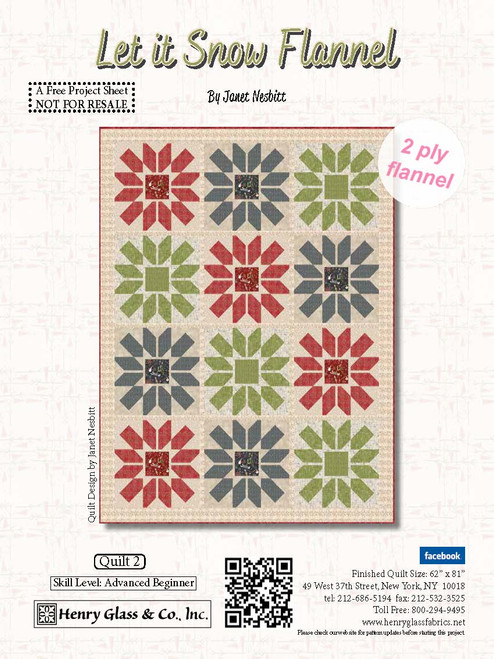 Let It Snow Flannel Quilt #2 Let It Snow Flannel Quilt #2