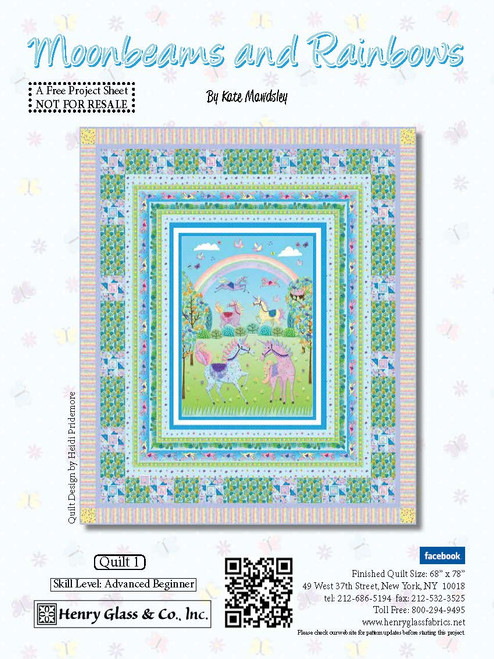 Moonbeams & Rainbows Quilt #1 Moonbeams & Rainbows Quilt #1